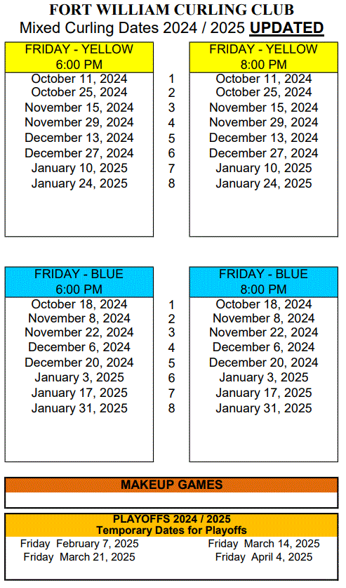 2024 25 schedule mixed 2